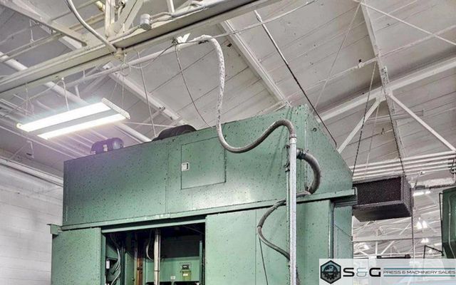 Minster Highspeed 300-ton Capacity Model E2-300-54-40 Straight Side Mechanical Stamping Press For Sale, Year 2000