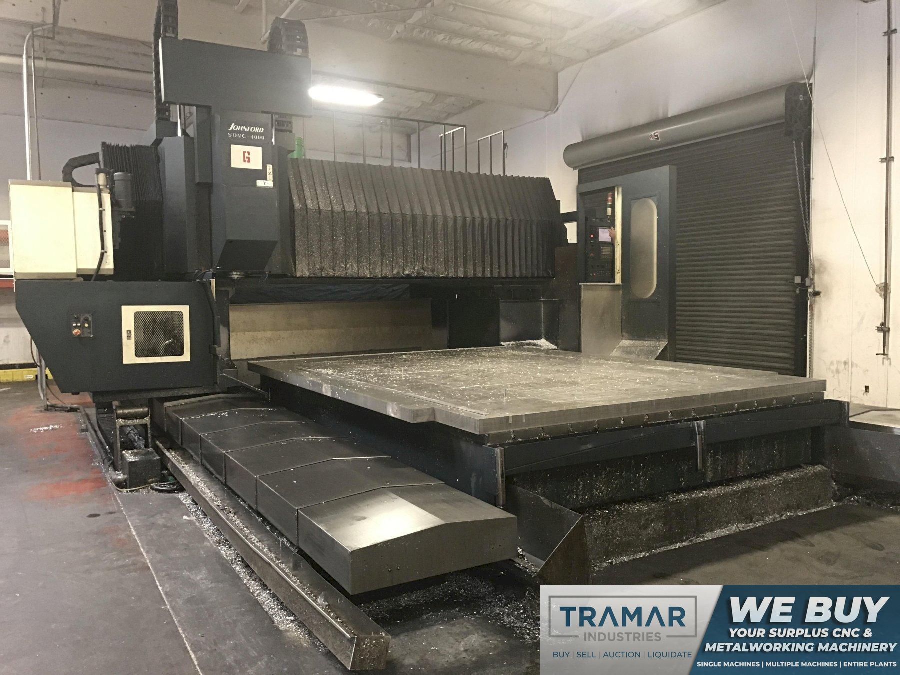 Johnford SDMC4000/3500 CNC Bridge-Style Vertical Machining Center, Fanuc 18iMB, 161