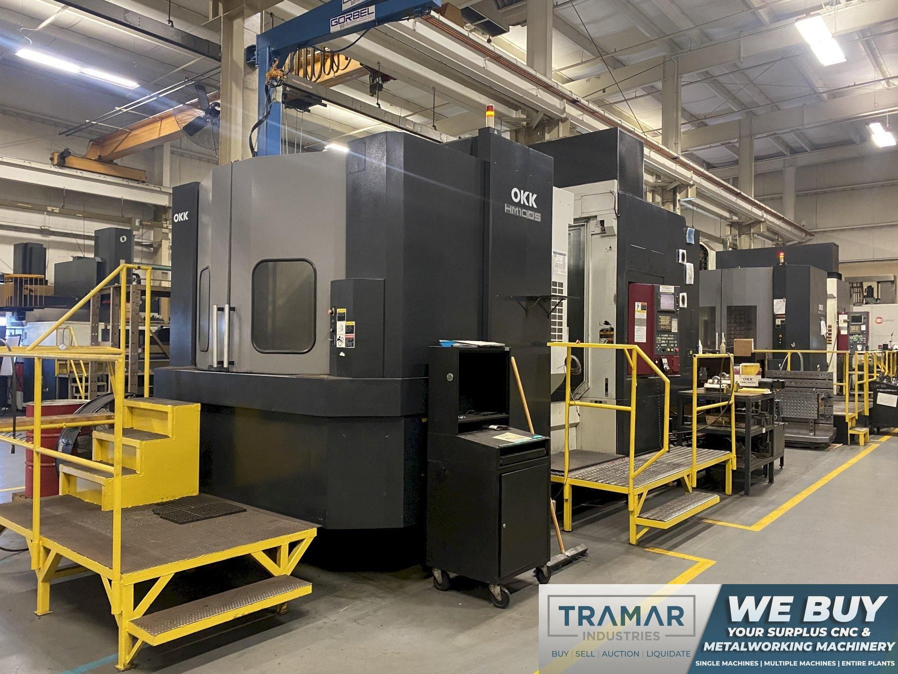 OKK HM100S CNC Horizontal Machining Center For Sale 2005