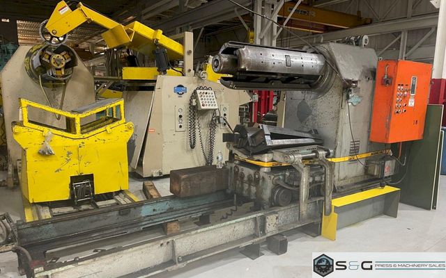 20,000 lbs. x 36" Littell Pull Off Coil Reel with Coil Car