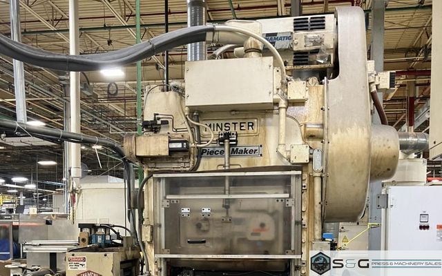 30-ton Minster P2-30-30 "Piece-Maker" Straight Side High Speed Mechanical Metal Stamping Press For Sale, New 1999