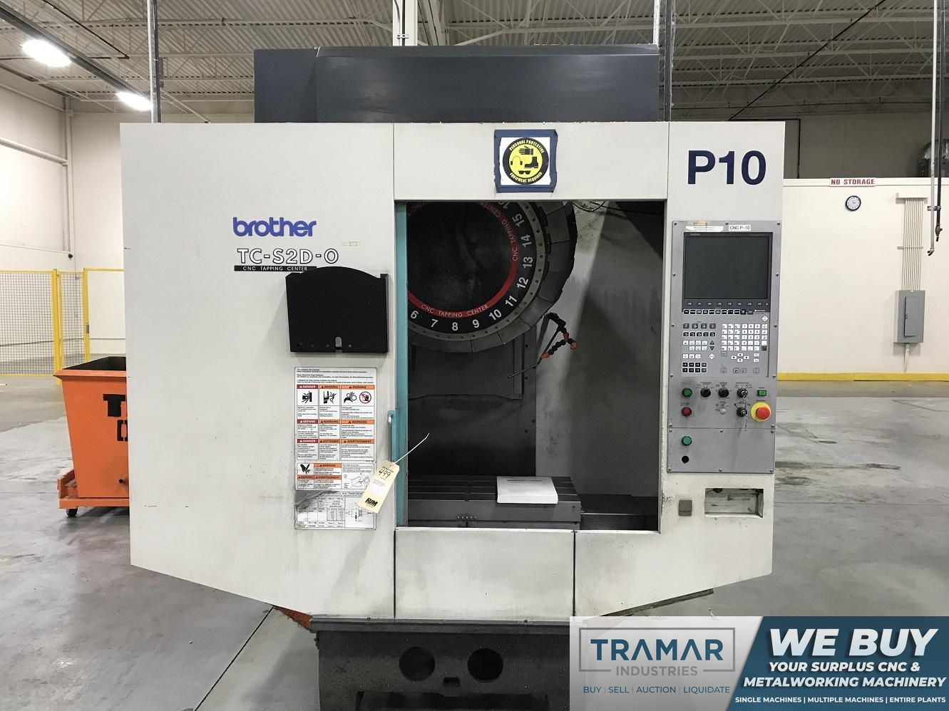 BROTHER TC S2D-O CNC DRILL AND TAPPING CENTER WITH ROTARY TABLE