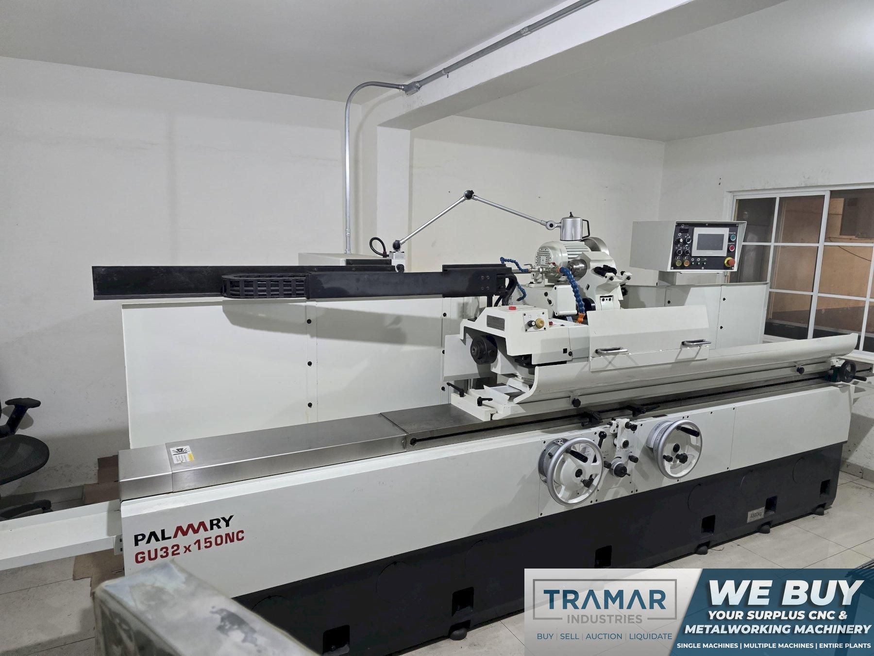 2021 Palmary GU 32x150NC Used Cylindrical OD Grinder with ID Attachment For Sale