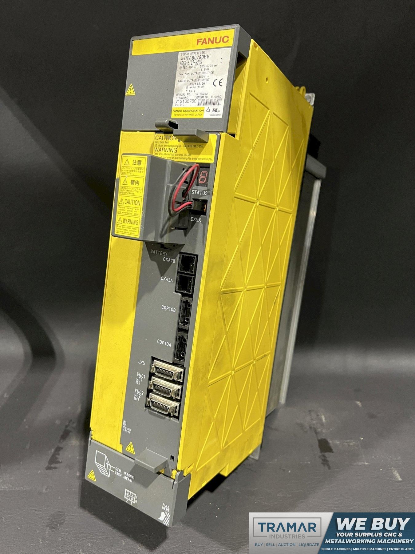 Fanuc aiSV Servo Amplifier A06B-6127-H209 A20B-2101-0041/11G TESTED