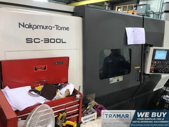 Nakamura Tome SC-300LY CNC Lathe, Fanuc 21iTB, 12