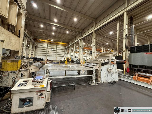 30,000 lbs. x 72 inch Coe Press Equipment "Conventional" Servo Coil Feed Line For Sale.  Can Be Seen Under Power!