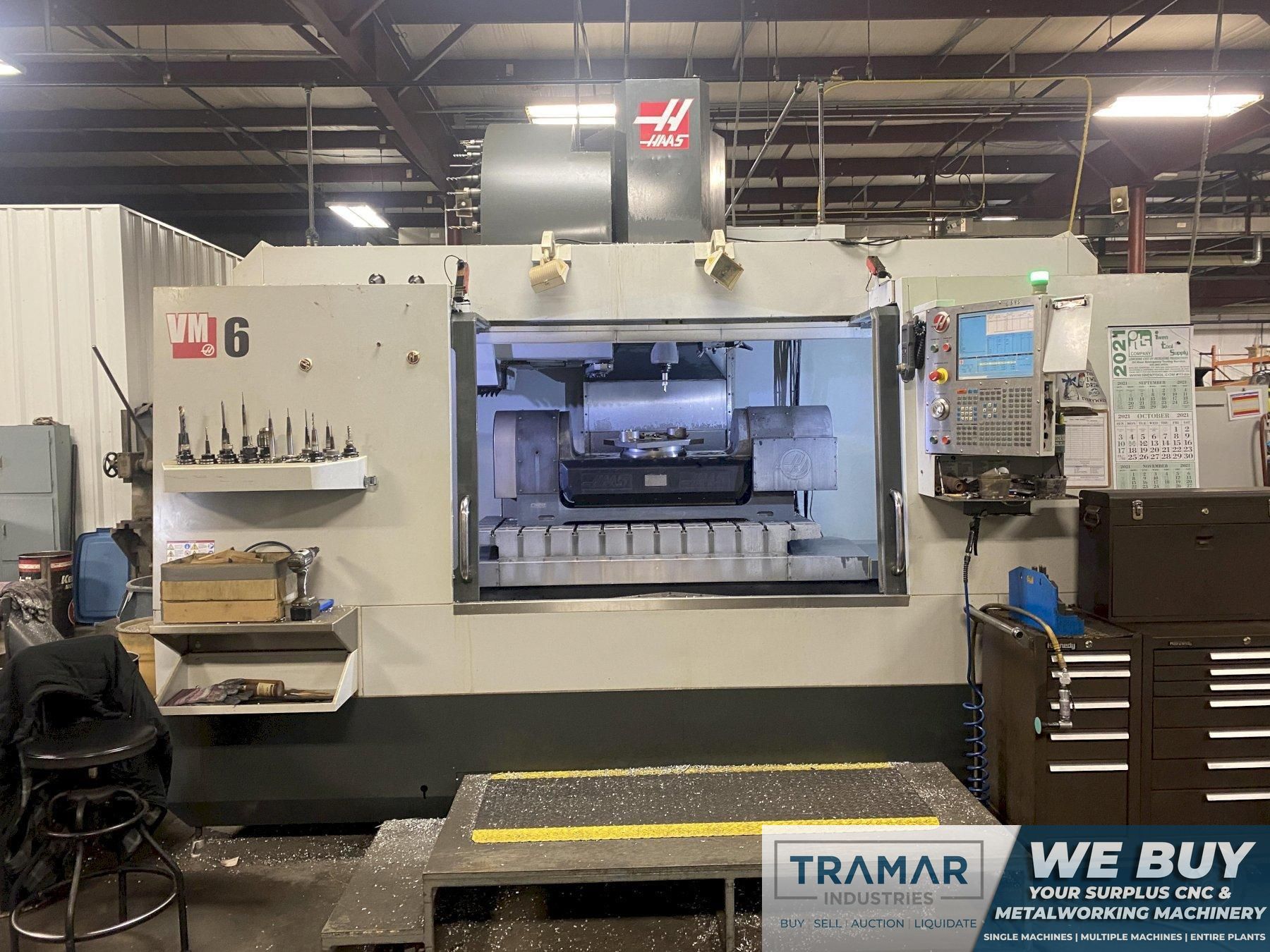 Used Haas VM-6 with TR 310 5-Axis Trunion Table For Sale