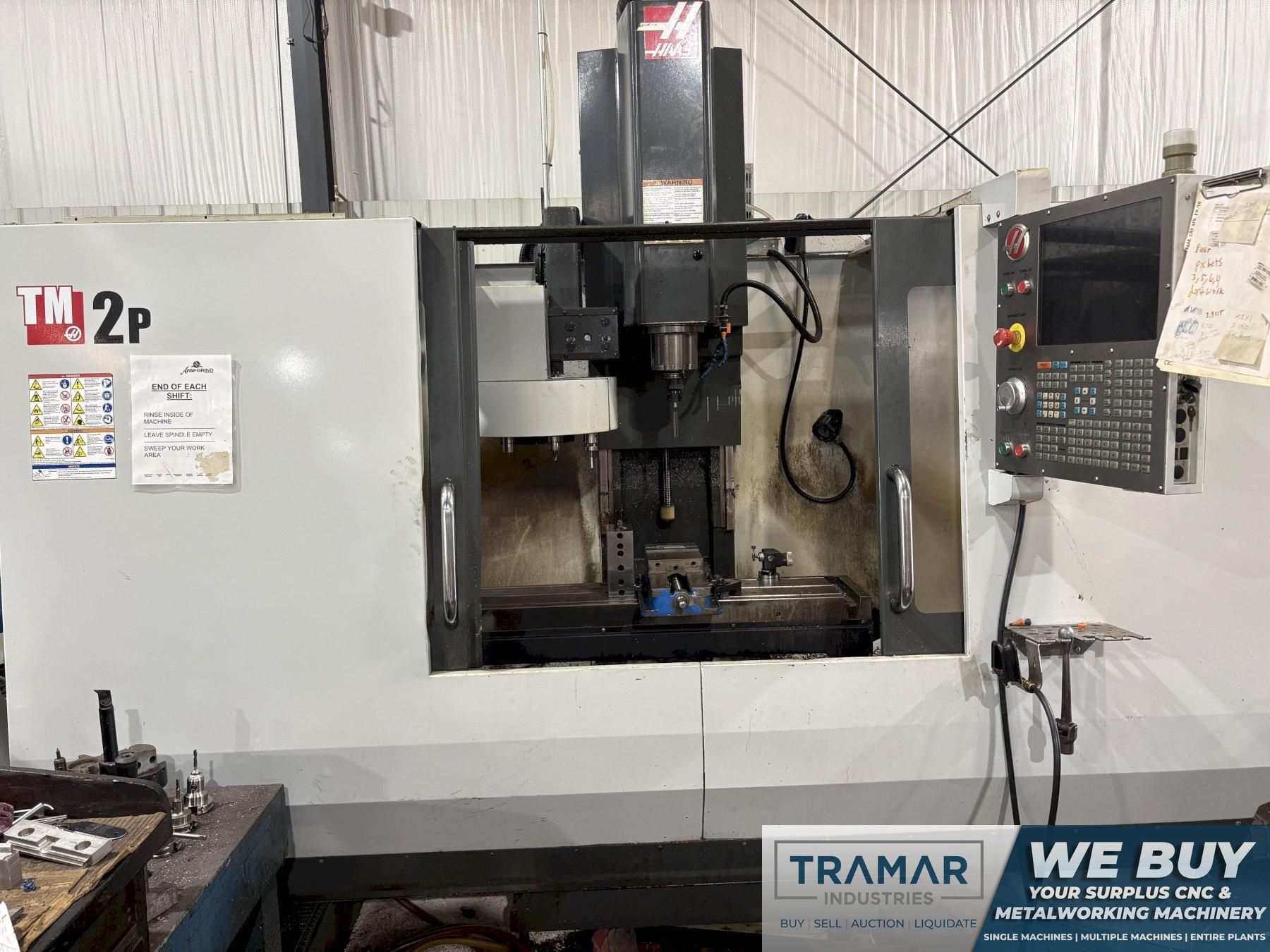 2015 Haas TM-2P Used CNC Vertical Machining Center For Sale