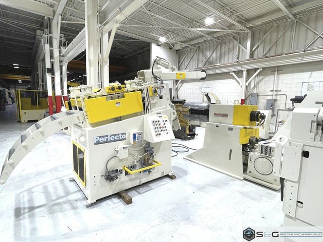 10,000 Lbs. x 24" Wide Perfecto Coil Feed Line,  24" @ .187" Capacity at Full Width