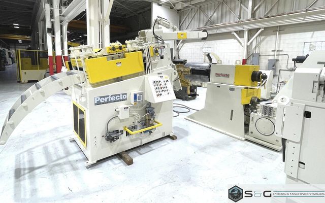 10,000 Lbs. x 24" Wide Perfecto Coil Feed Line,  24" @ .187" Capacity at Full Width