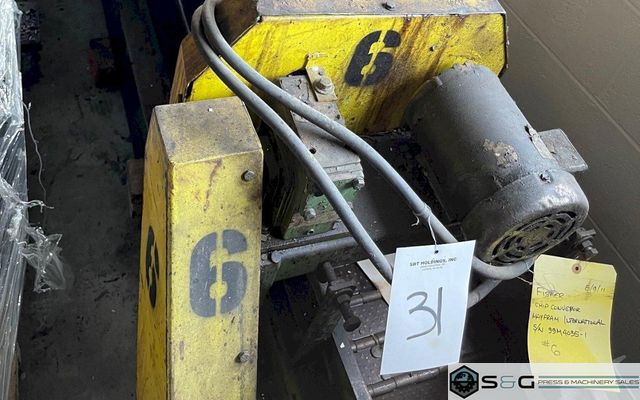 12" x 11' Mayfran Steel Belt Conveyor