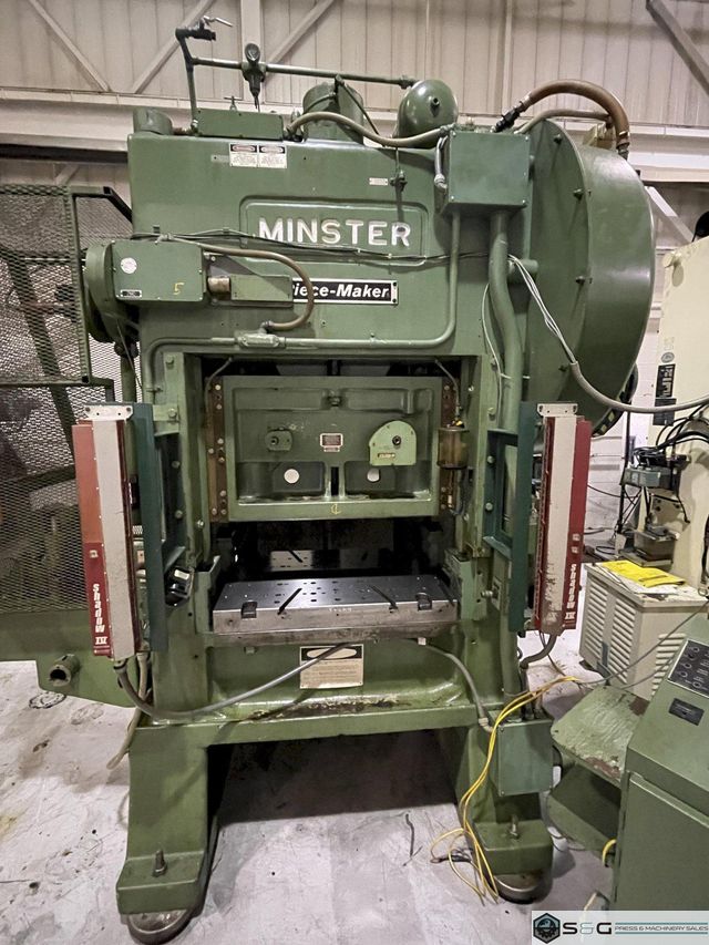 60 ton Minster Model P2-60-36 Piece-Maker Used Highspeed Straight Side Mechanical Metal Stamping Press For Sale, Year 1975