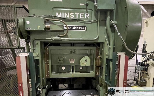 60 ton Minster Model P2-60-36 Piece-Maker Used Highspeed Straight Side Mechanical Metal Stamping Press For Sale, Year 1975
