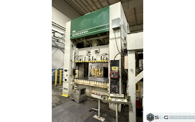 300-ton Komatsu Straight Side Mechanical Press For Sale Model #E2G-300U