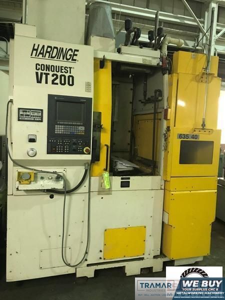 Hardinge Conquest VT200 Vertical Turret Lathe For Sale - 1997