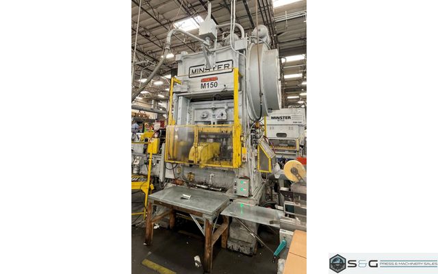 150-ton Minster P2-150-48 "Piece-Maker" Highspeed Mechanical Metal Stamping Press For Sale, Year 1980