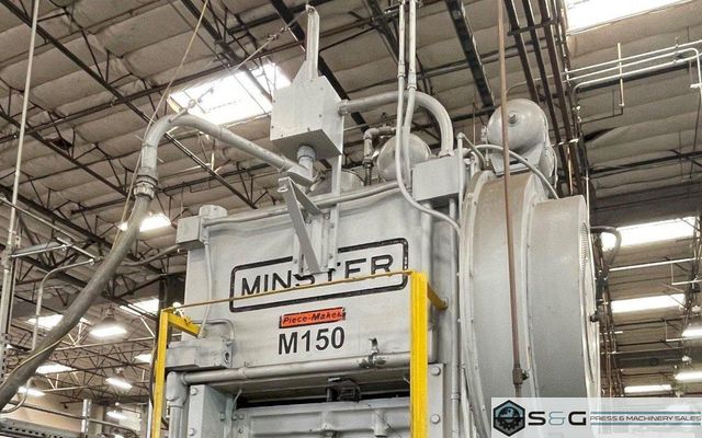 150-ton Minster P2-150-48 "Piece-Maker" Highspeed Mechanical Metal Stamping Press For Sale, Year 1980