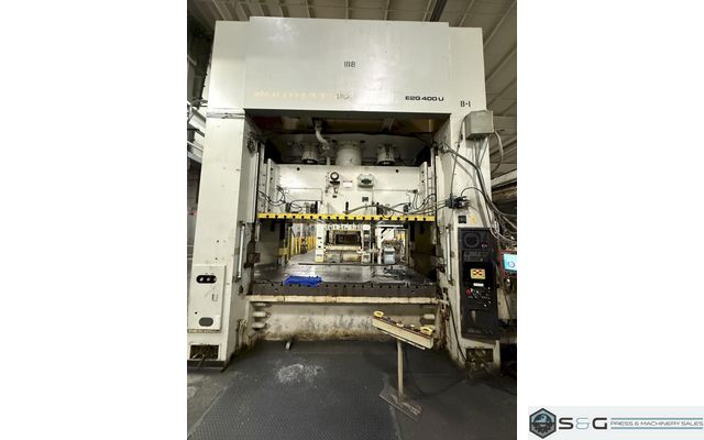 400-ton Komatsu Model# E2G-400 Used Straight Side Mechanical Stamping Press For Sale