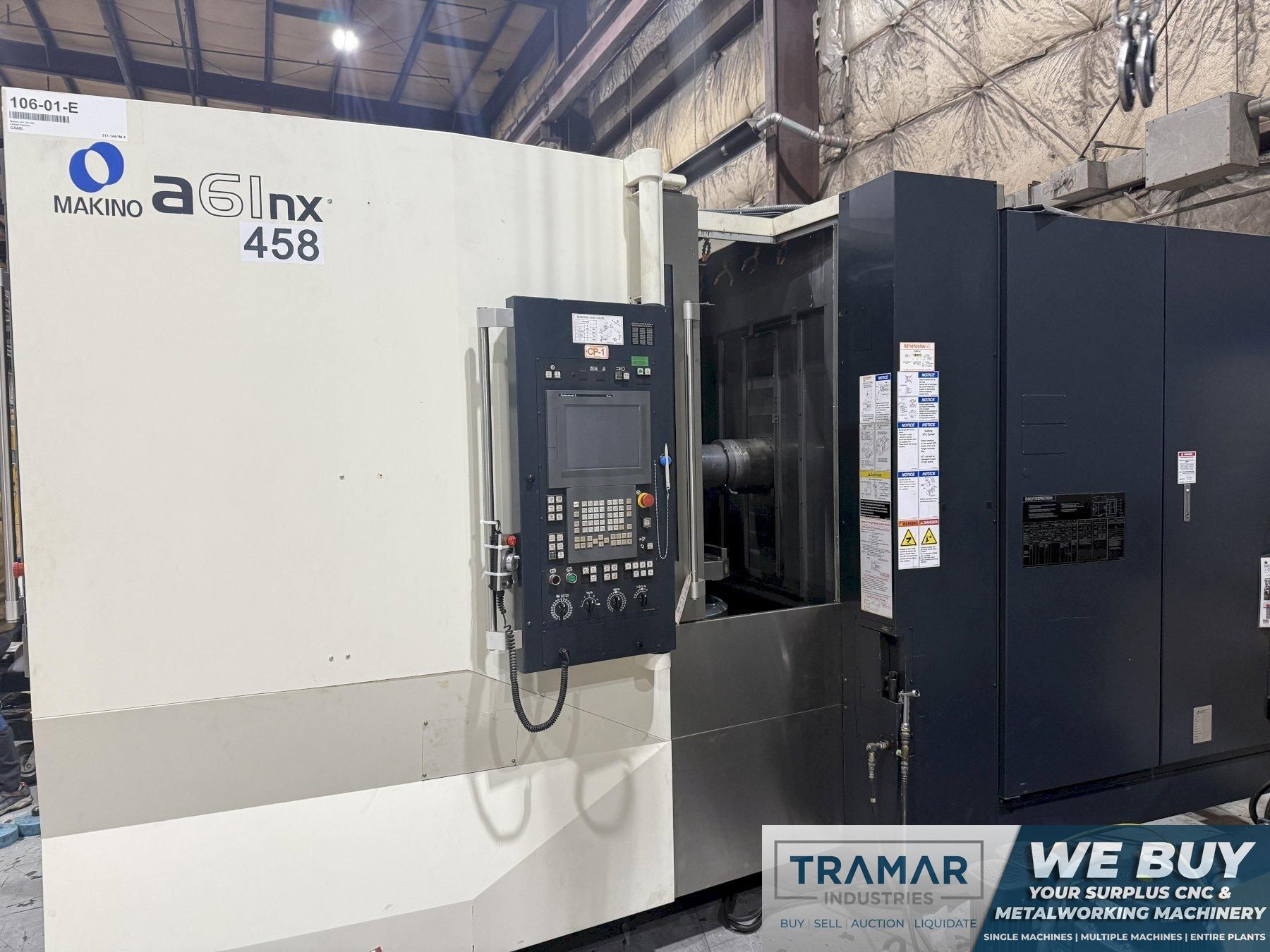 Used 2013 Makino a61nx CNC Horizontal Machining Center For Sale