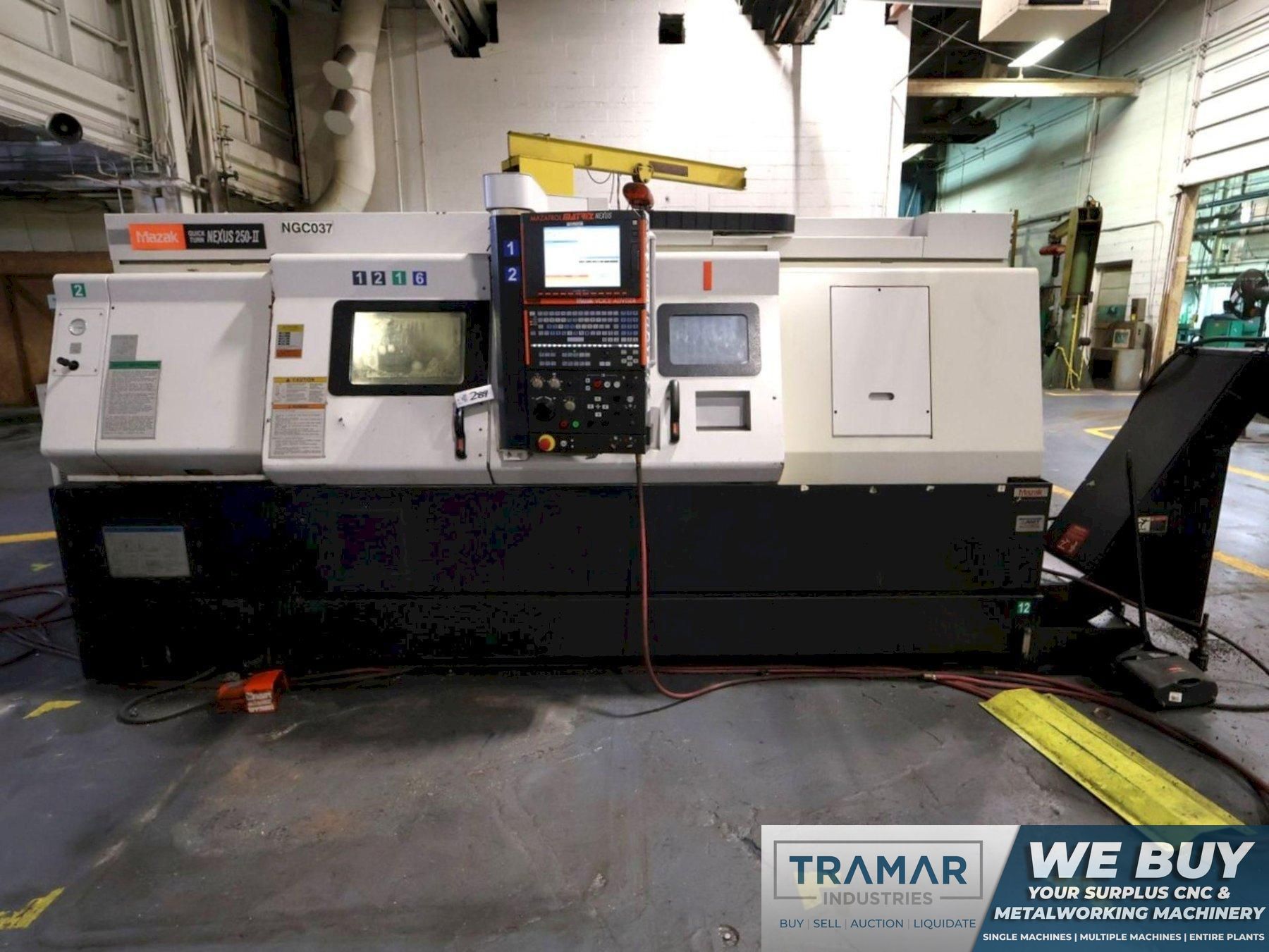 Used 2009 Mazak QTN-250-II/1500 CNC Lathe For Sale