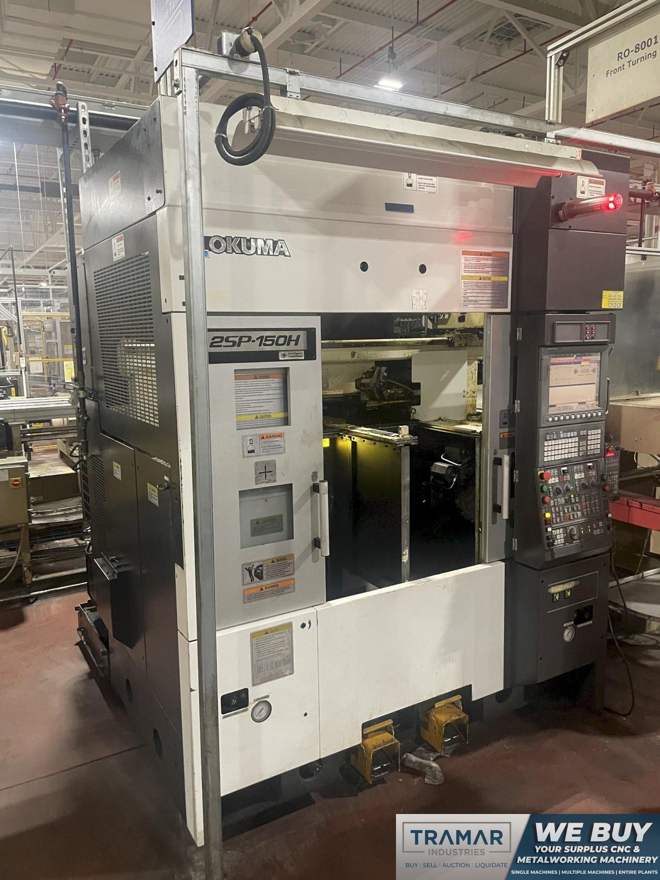 Okuma 2SP-150H Used CNC Lathe For Sale - 2015