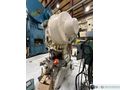 60-ton Minster #6SS Open Back Inclinable Geared Press For Sale, Year 1986