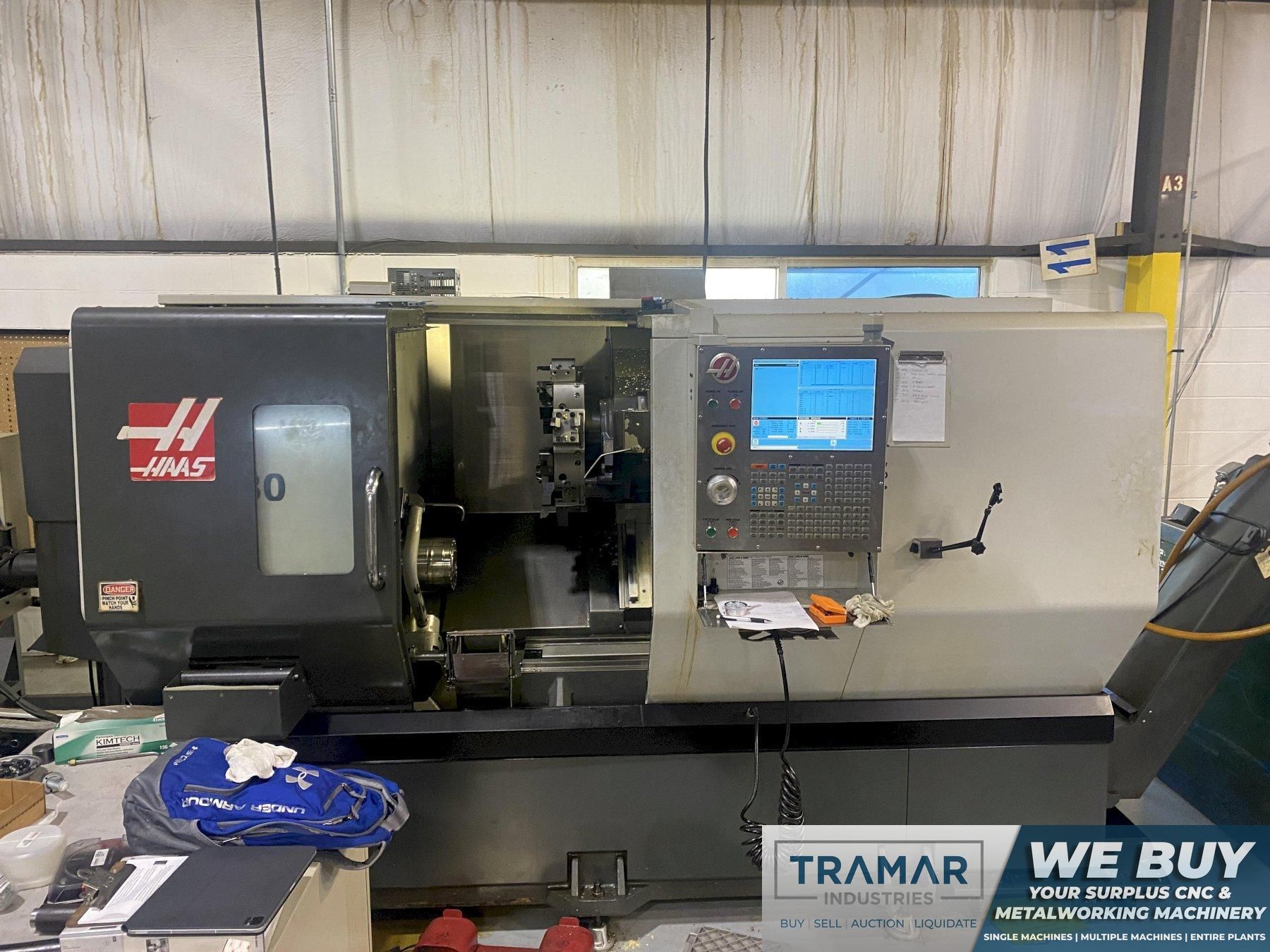 Haas DS-30 Used CNC Lathe with Live Tooling and Sub Spindle For Sale - 2013