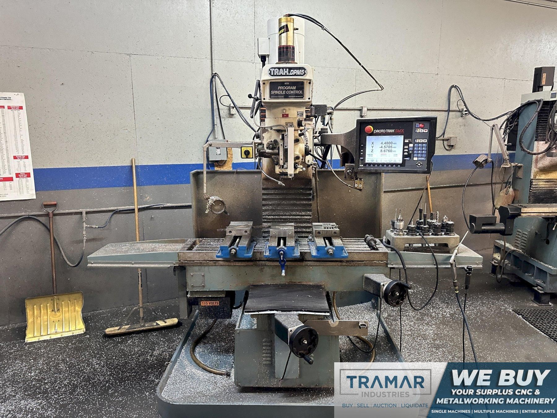 Southwestern Industries TRAK DPM SX5P CNC Bed Mill For Sale - 2013