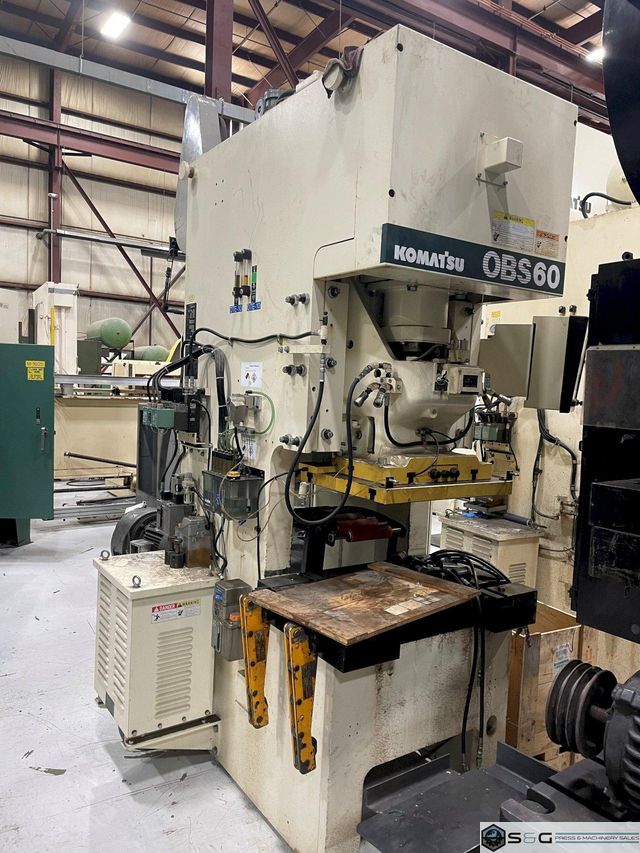 60 ton Komatsu OBS-60 Single Point Gap Frame Press, New 2011