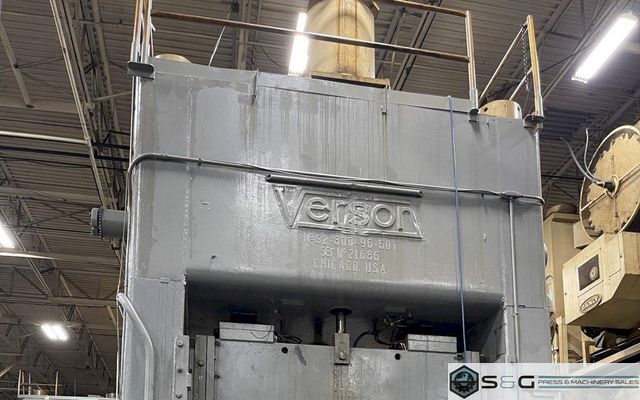800 ton Verson S2-800-96-60t Straight Side Press