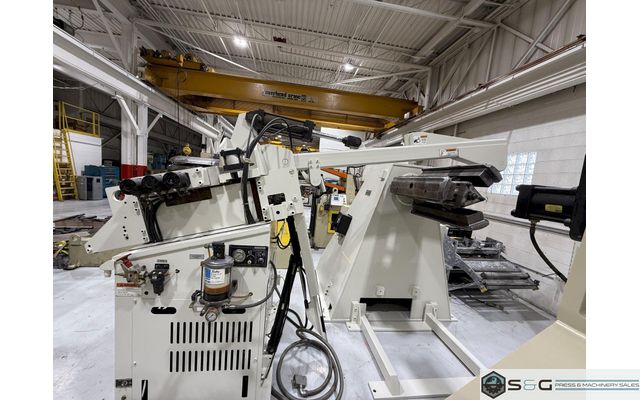15,000 lbs. x 26" Wide Minster Conventional Servo Coil Feed Line, Year 1997