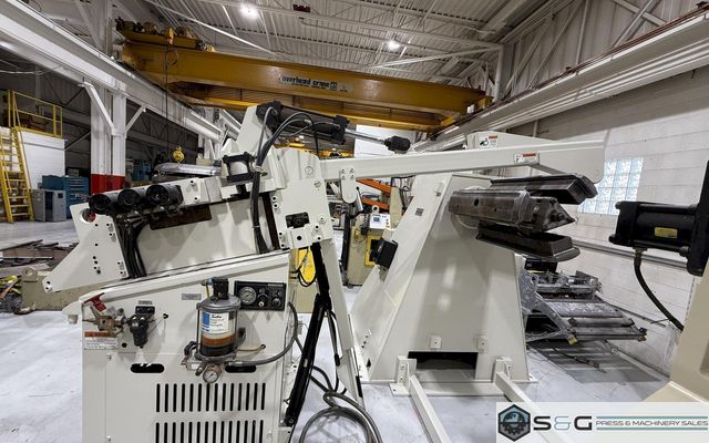 15,000 lbs. x 26" Wide Minster Conventional Servo Coil Feed Line, Year 1997