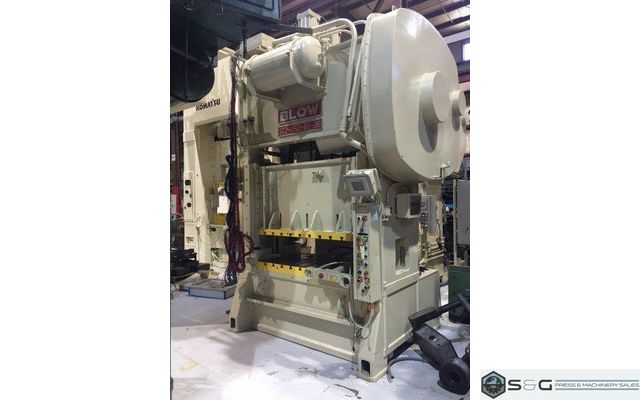 150 Ton Blow SC2-150-60-36 Straight Side Mechanical Metal Stamping Press For Sale, Under Power