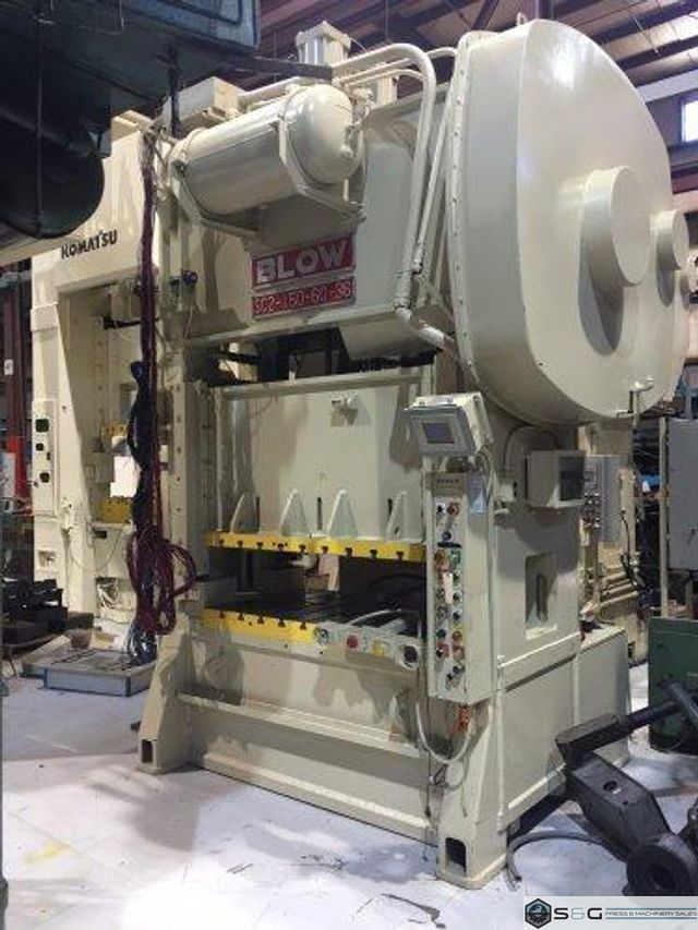 150 Ton Blow SC2-150-60-36 Straight Side Mechanical Metal Stamping Press For Sale, Under Power