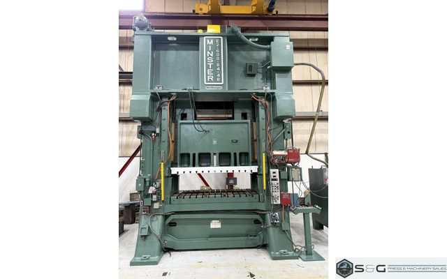 600-ton Minster E2-600-84-48 Hevi-Stamper Straight Side Metal Stamping Press For Sale, Year 1987
