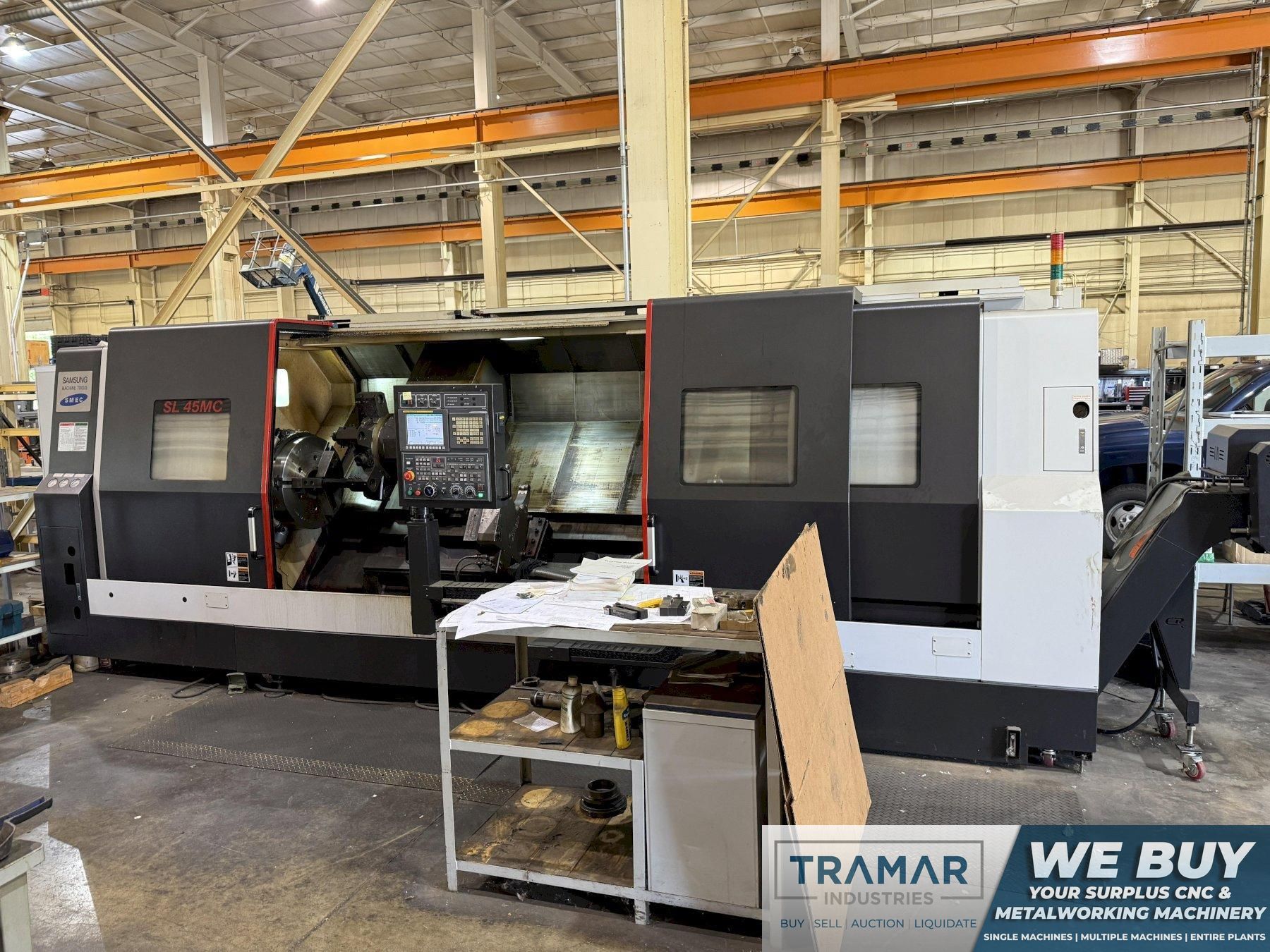 2018 Samsung SMEC SL45MC/3000 Used CNC Lathe For Sale