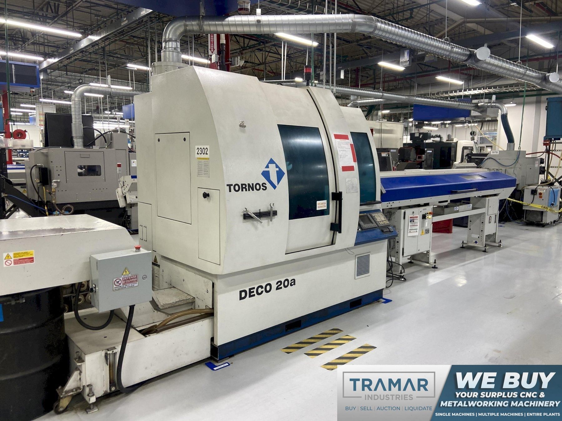 Tornos Deco 20A Used CNC Swiss Lathe For Sale - 2008