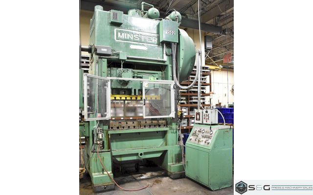150 Ton Minster P2-150-54 Piece-Maker Highspeed Mechanical Stamping Press, Refurbished in Process
