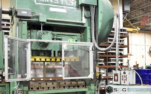 150 Ton Minster P2-150-54 Piece-Maker Highspeed Mechanical Stamping Press, Refurbished in Process