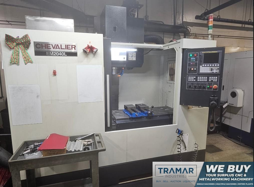 Used 2009 Chevalier EM-2040L CNC Vertical Machining Center For Sale
