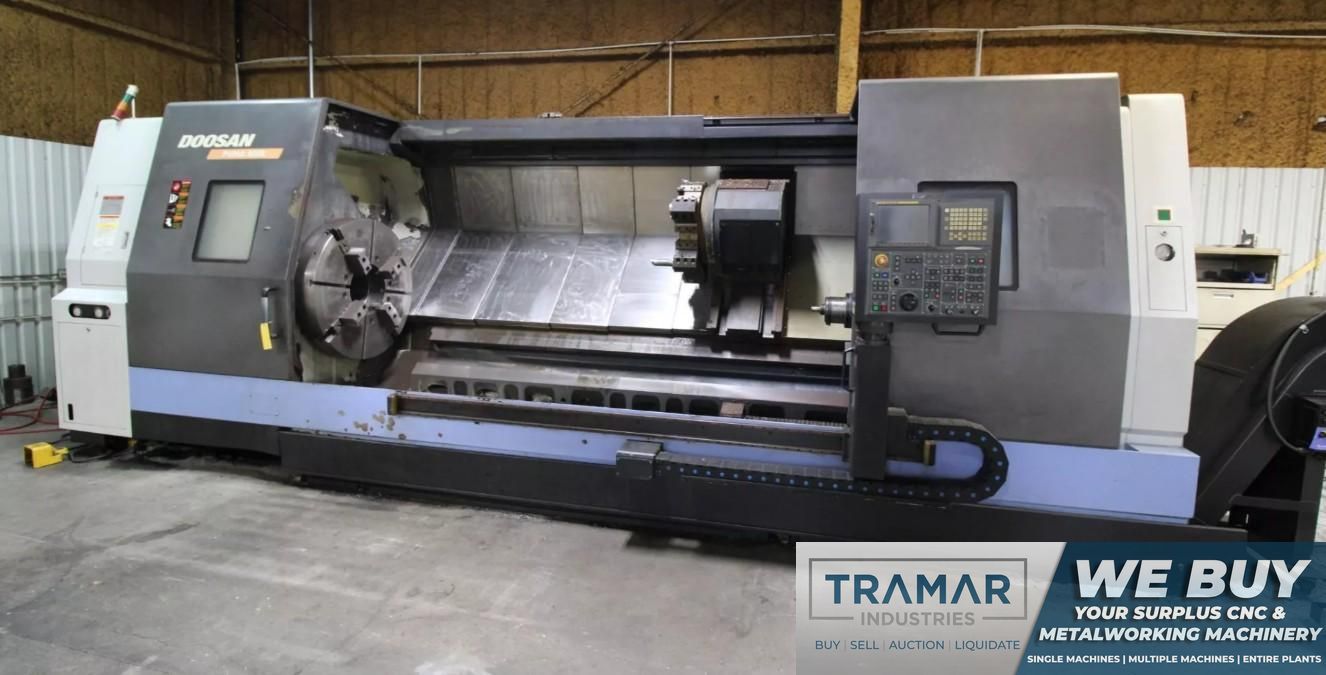 Used 2008 Doosan Puma 800L CNC Lathe For Sale - 11.5