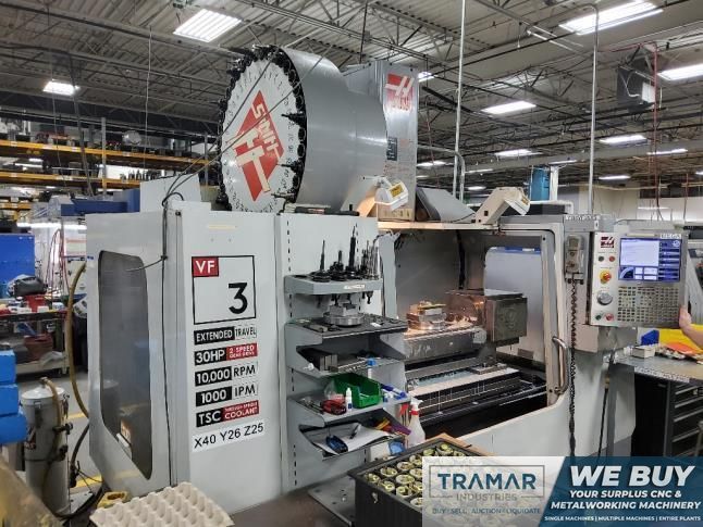Haas VF-3BYT CNC Vertical Machining Center with Trunnion For Sale - 2007