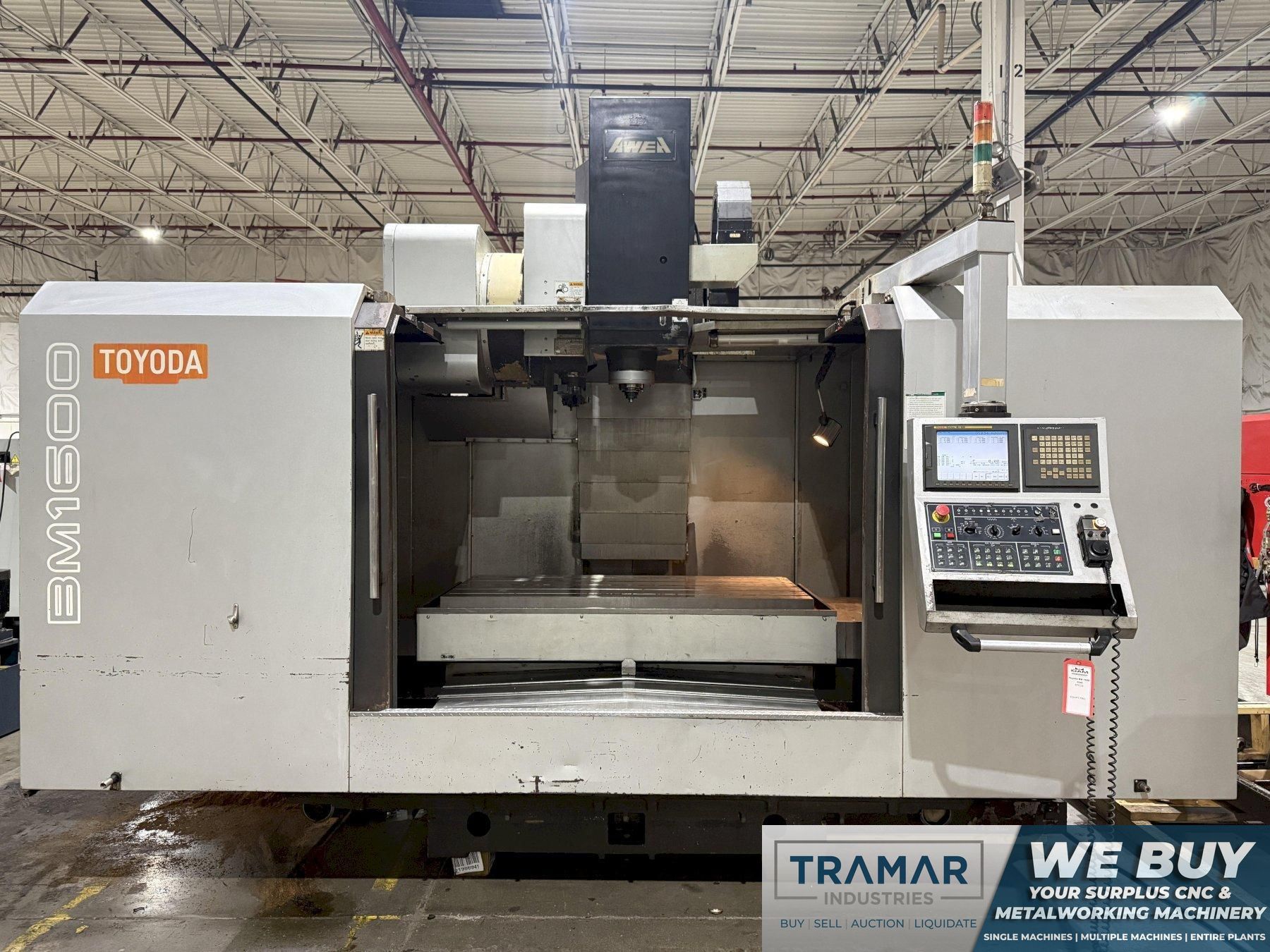 Used Toyoda BM-1600 CNC Vertical Machining Center For Sale 2007