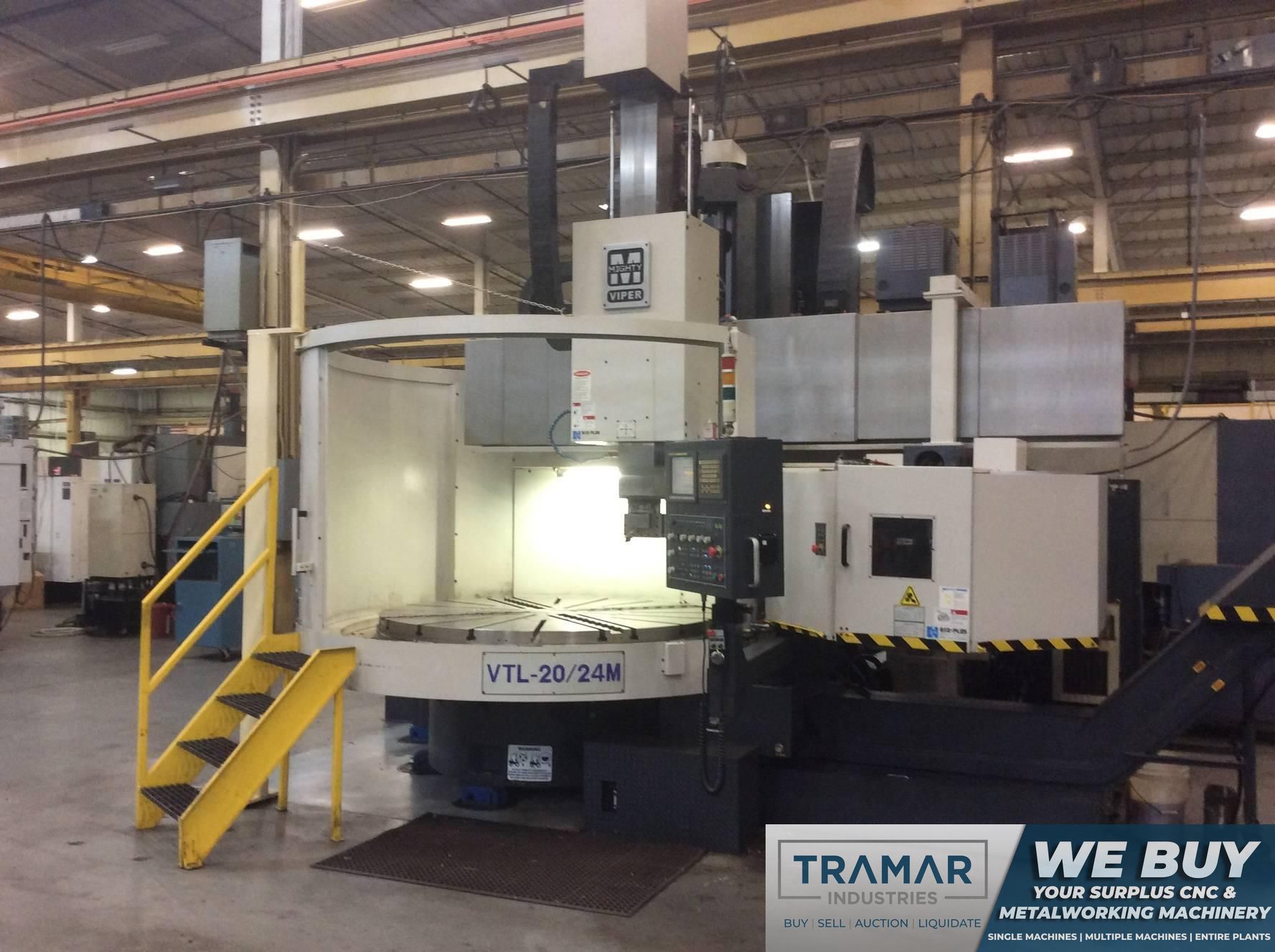 Mighty Viper VTL-20/24M CNC Vertical Lathe