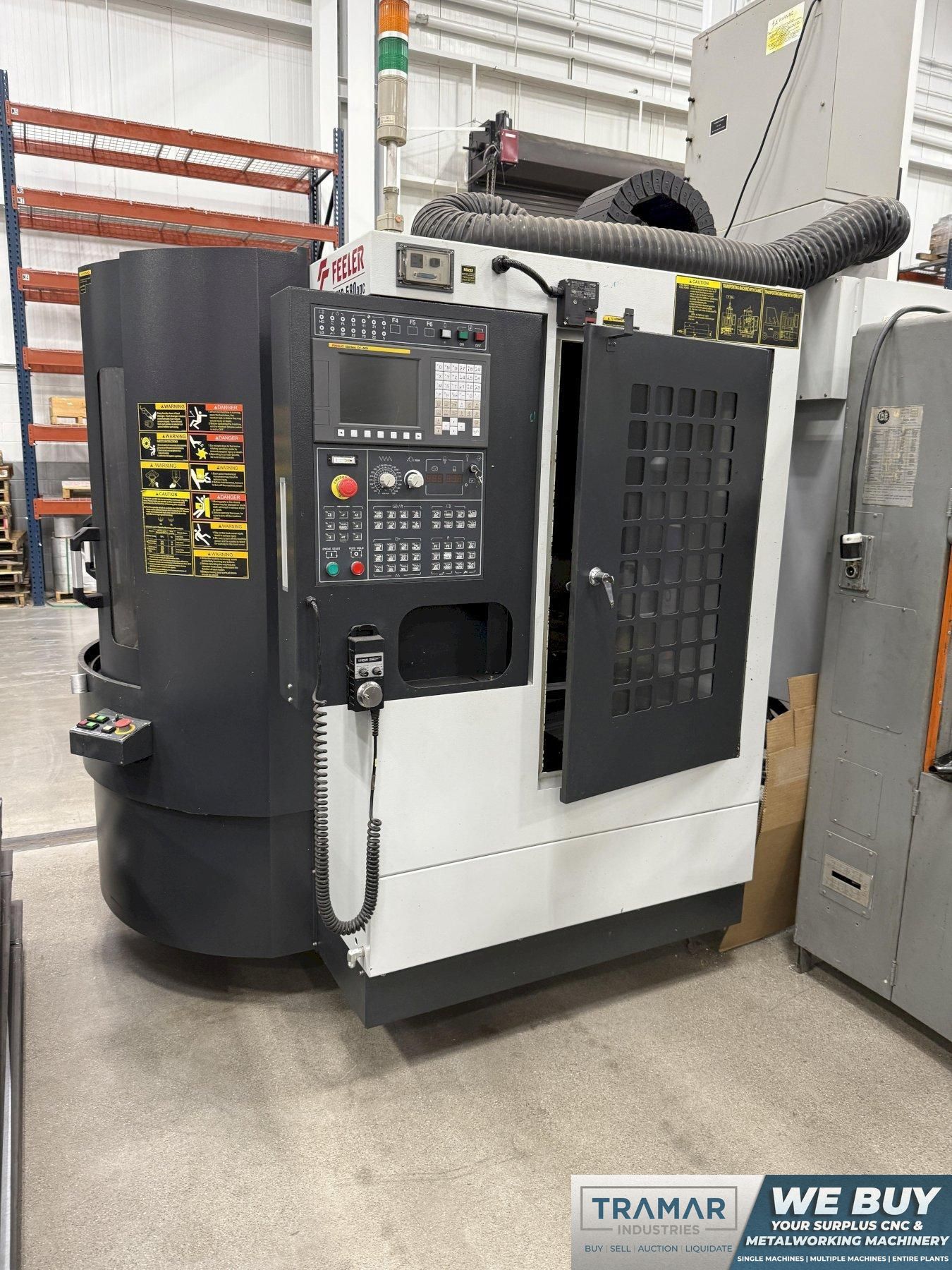 2013 Feeler VMP-580 APC Used CNC Vertical Machining Center w/Pallet Changer For Sale