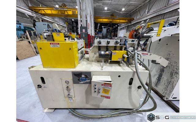 12" Coe Press Equipment High Strength Steel Combination Servo Feed Straightener, Year 2015