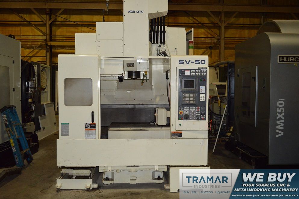 Mori Seiki SV-50, F16M, 31/20/20 Tvl., 40 TP., 10K RPM, CTS, Probing,Tsudacoma RT, 1996