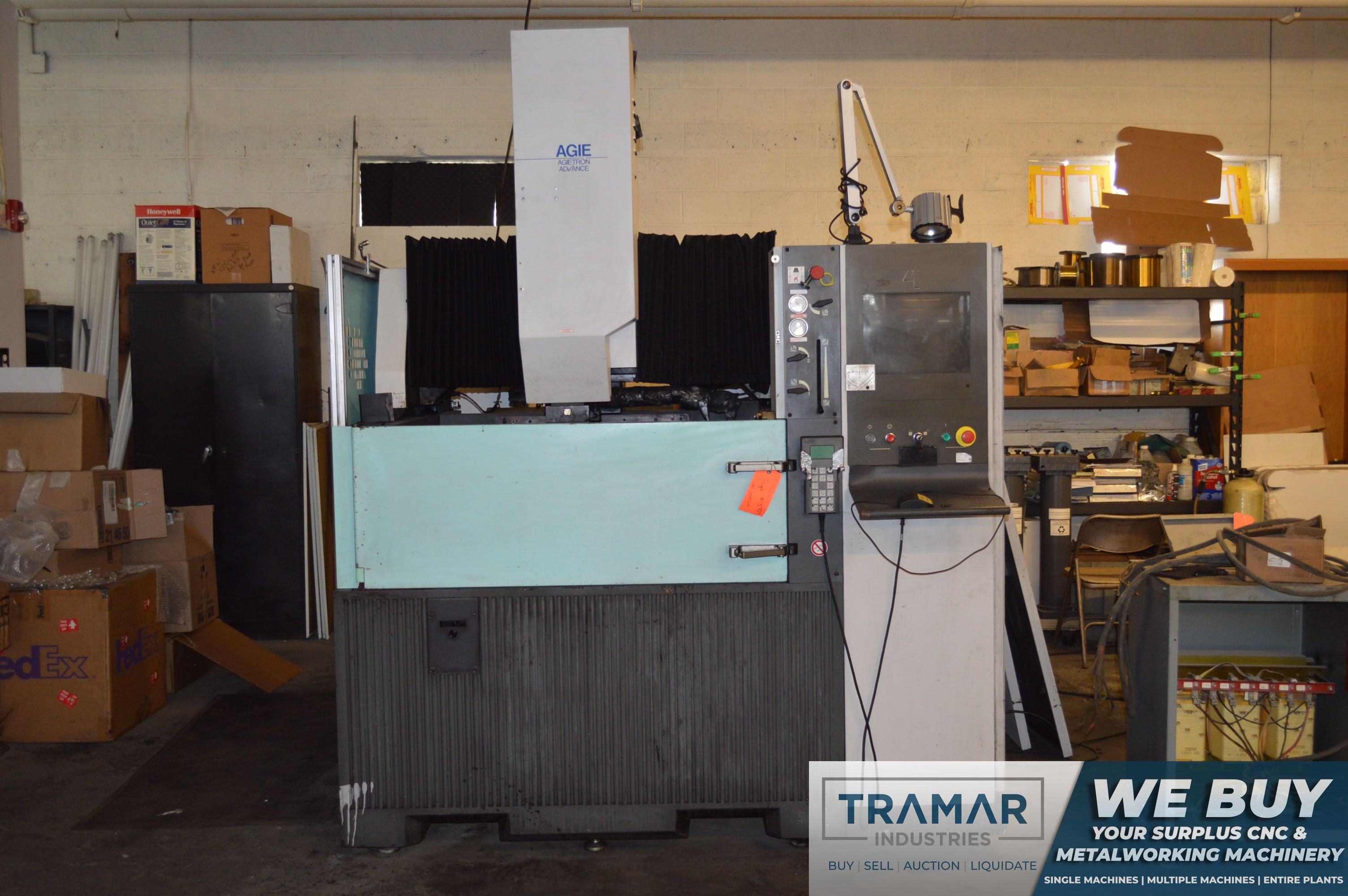 AGIE ADVANCE 4 CNC ELECTRICAL DISCHARGE MACHINE, APG Control, C-Axis, 28