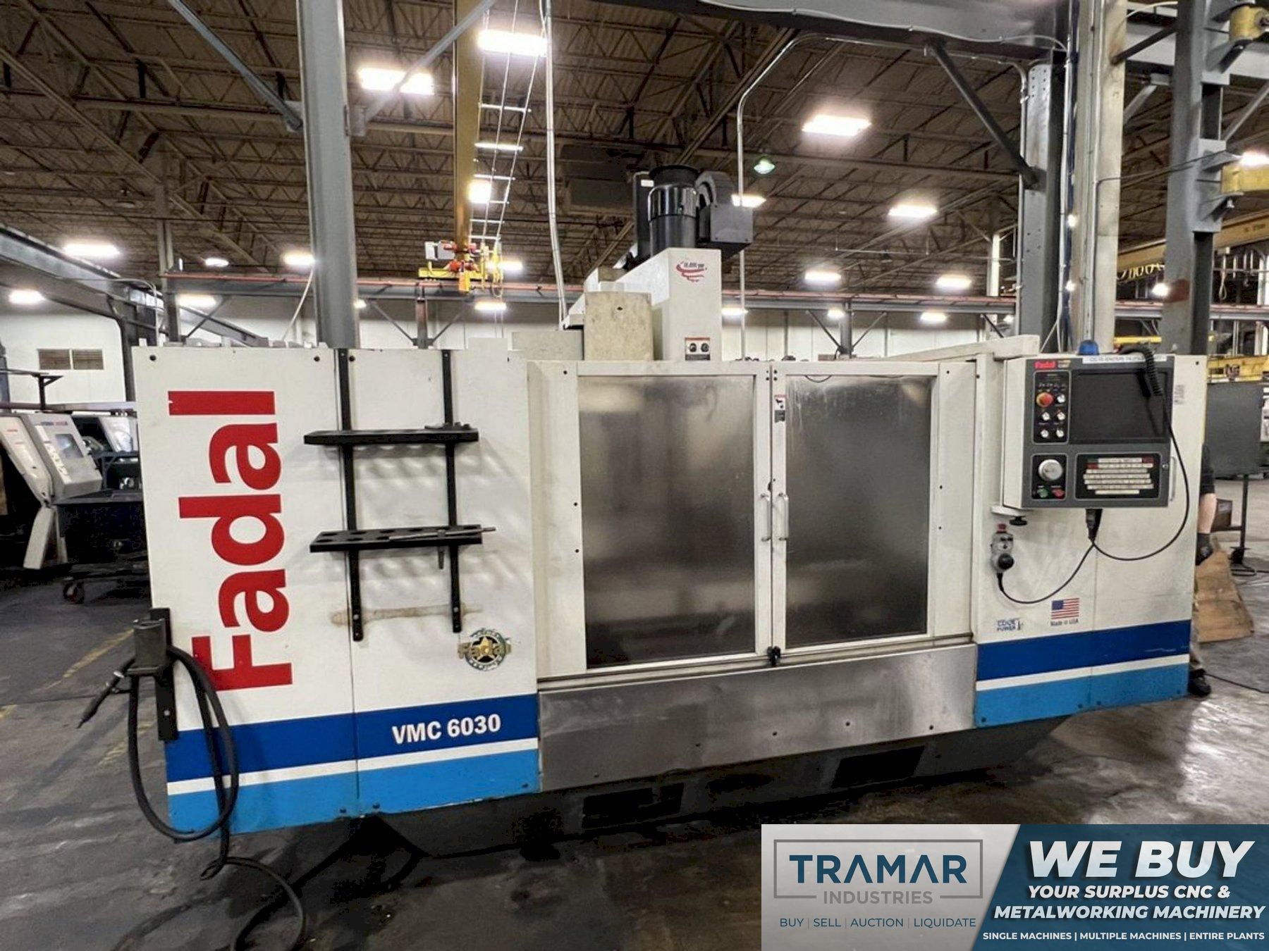 Fadal VMC-6030HT Used CNC Vertical Machining Center For Sale 2005