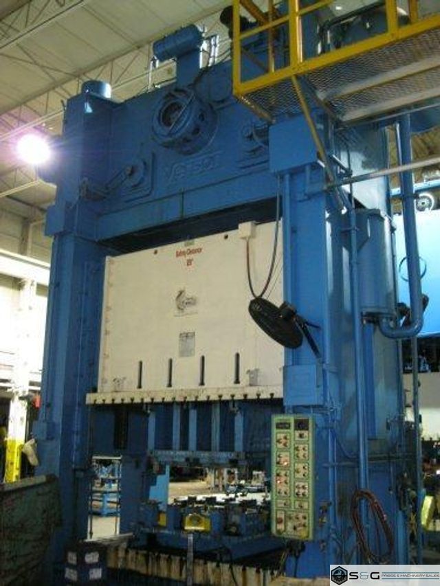 800 Ton Verson S2-800-108-60 Straight Side Press